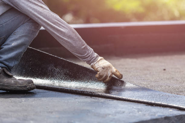 Professional Basement Waterproofing technician working in Modena, PA